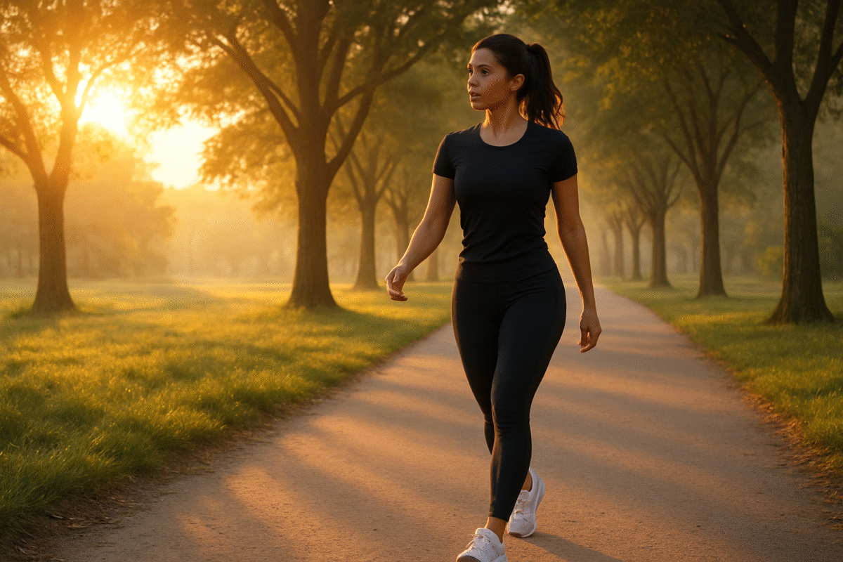 benefícios da caminhada em jejum