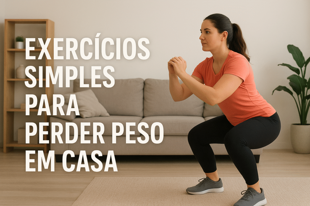 Exercícios simples para perder peso em casa