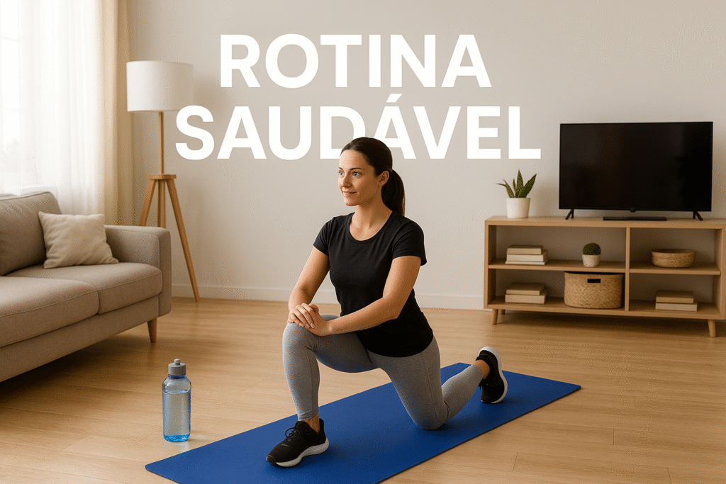 Como criar uma rotina saudável de treinos em casa