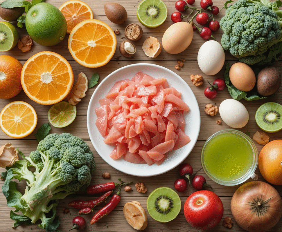 Alimentos que ajudam na produção de colágeno