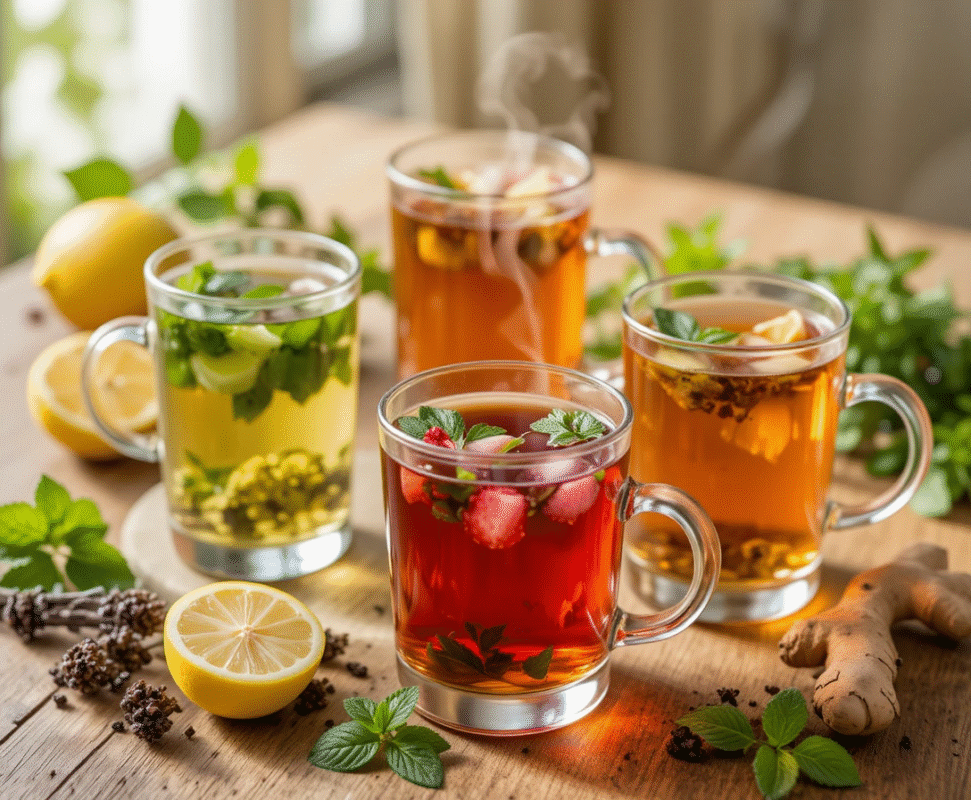 Os Melhores Chás para Desinchar e Perder Peso