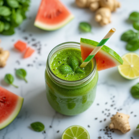Shakes e Smoothies Detox para Refrescar no Verão