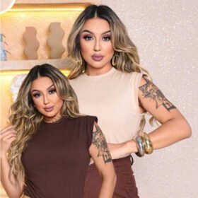 Kit 2 Blusas Femininas Muscle Tee