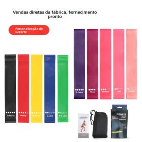 Kit de 5 Elásticos de Resistência Fitness