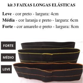 Kit de Faixas Elásticas para Exercícios
